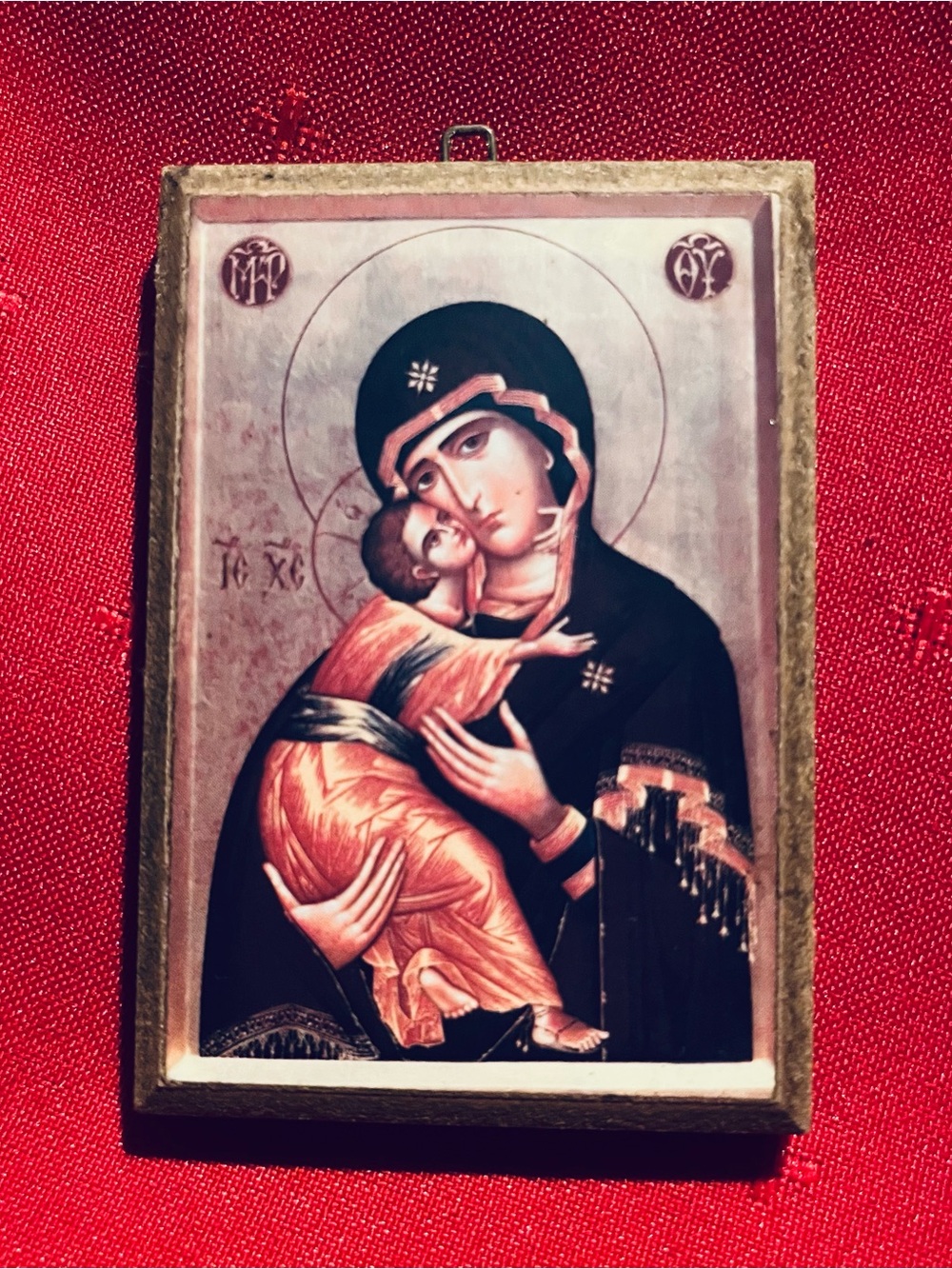 Hand-Painted Small Religious Icon